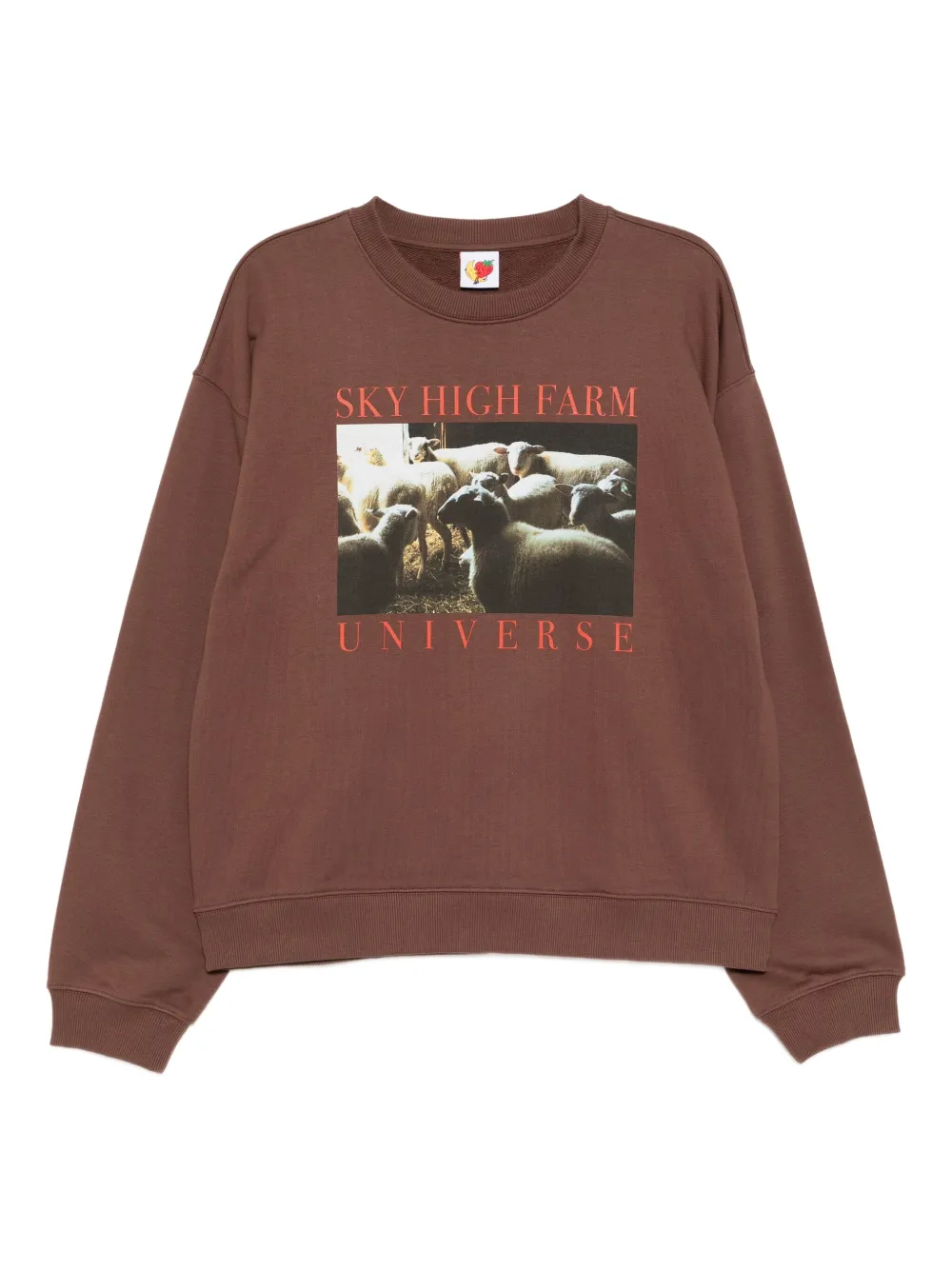 Sky High Farm graphic-print sweater | Brown | Image 1