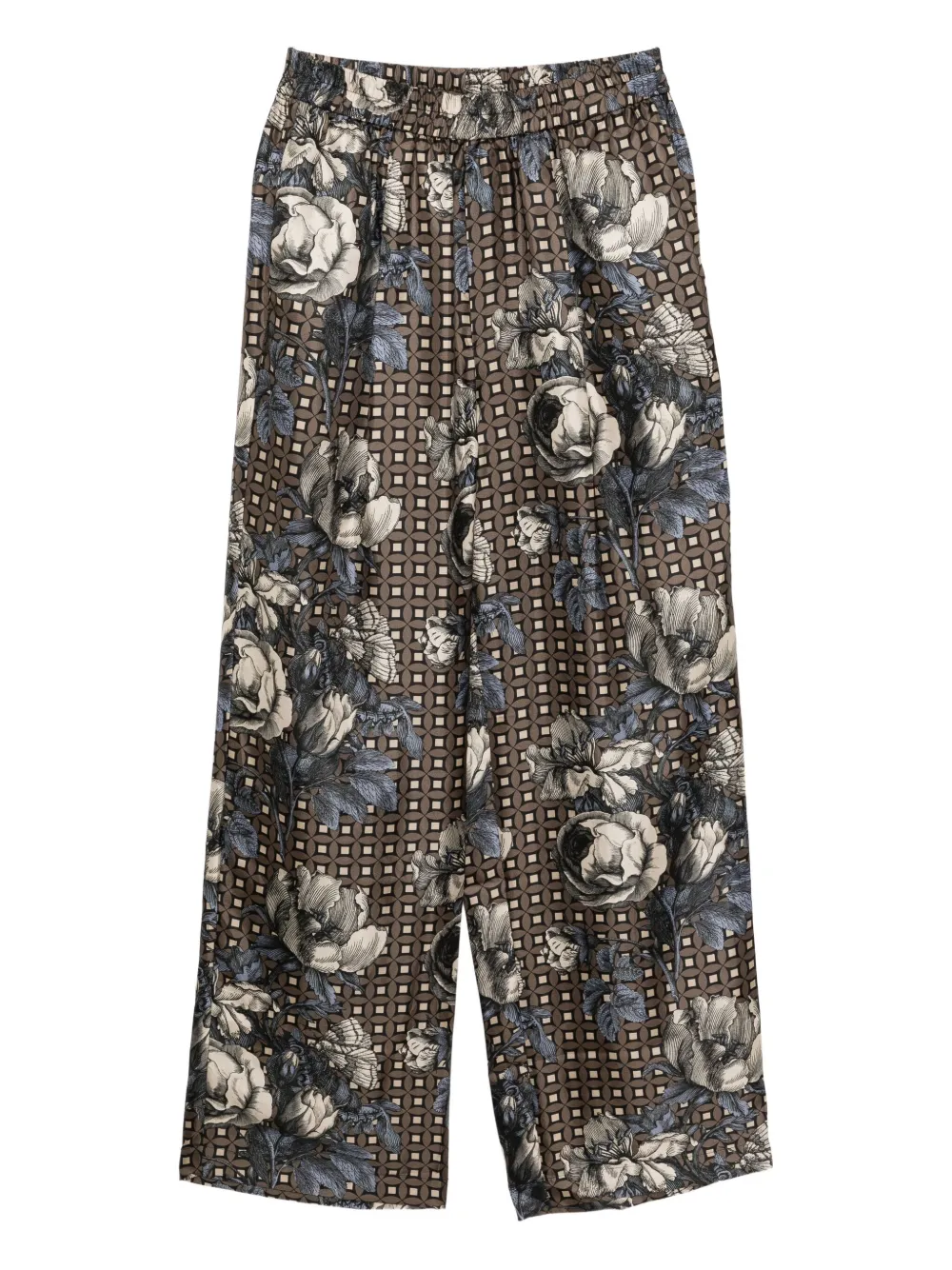 Biyan floral print trousers | Blue | Image 1