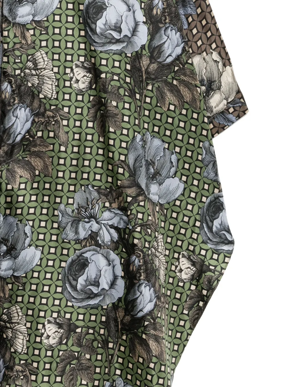  Biyan All-over Floral Print Blouse - Blue 