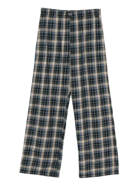 ERL checked-print trousers 