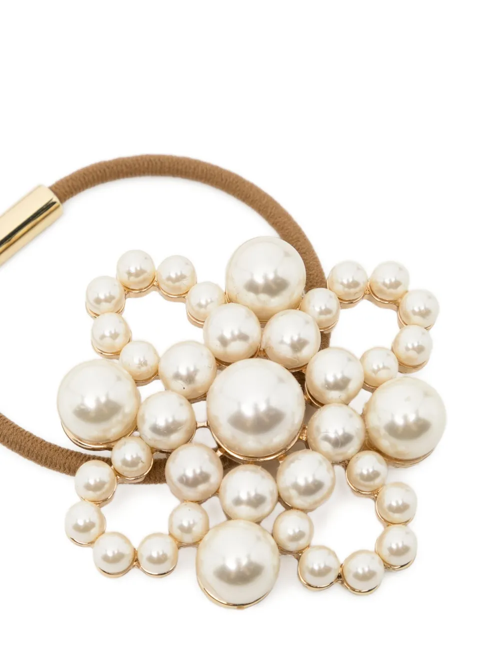 Jennifer Behr Haarspeld verfraaid met parels Bruin