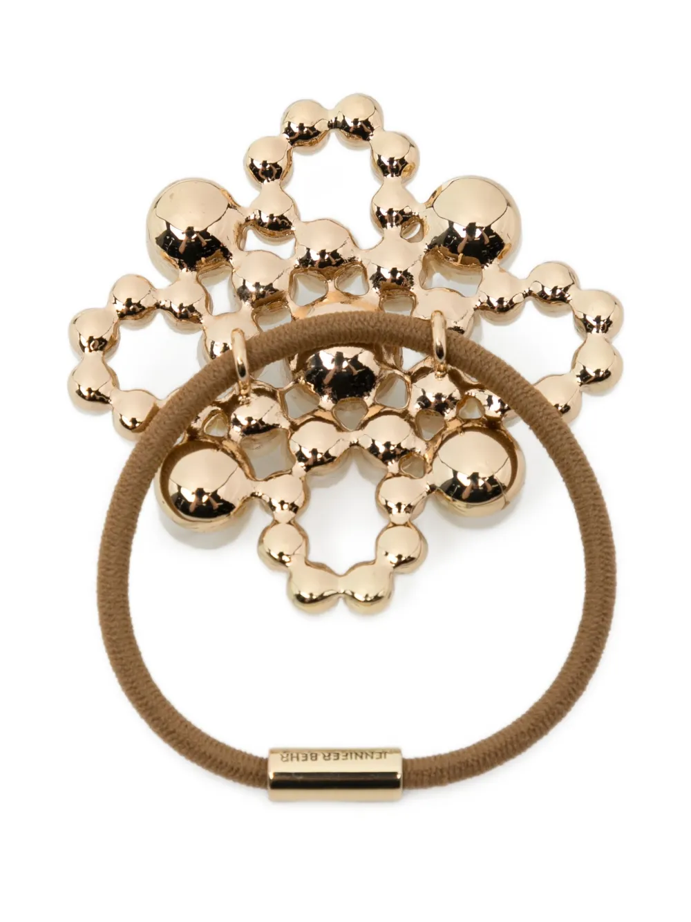 Jennifer Behr Haarspeld verfraaid met parels Bruin