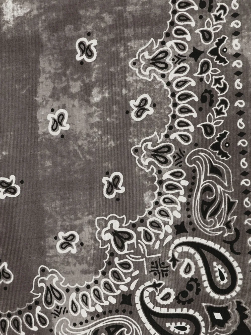 Destin frayed-detailing scarf - Grijs