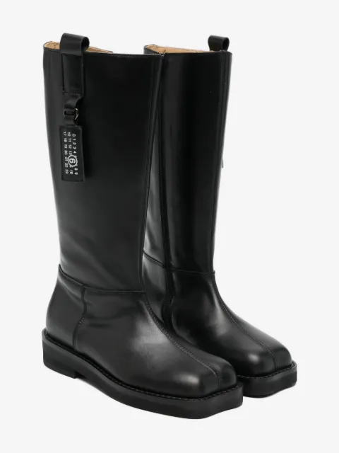 MM6 Maison Margiela Kids asymmetric-toe boots