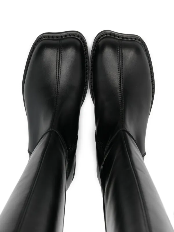 MM6 Maison Margiela Kids asymmetric-toe Boots | Black | FARFETCH