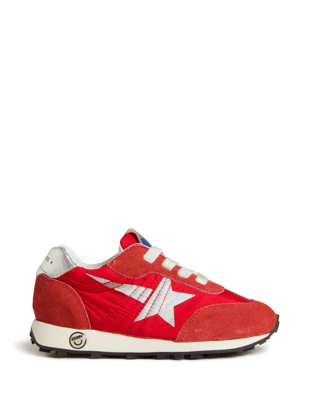 Golden Goose Kids Marathon lace-up sneakers Rood