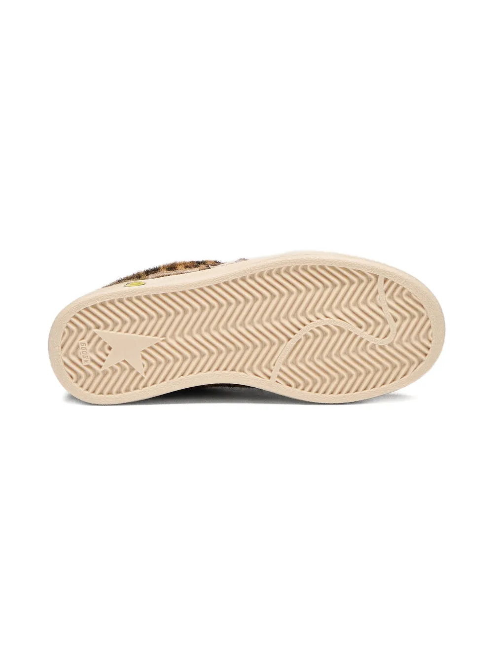 Golden Goose Kids Ball Star calf hair sneakers Bruin