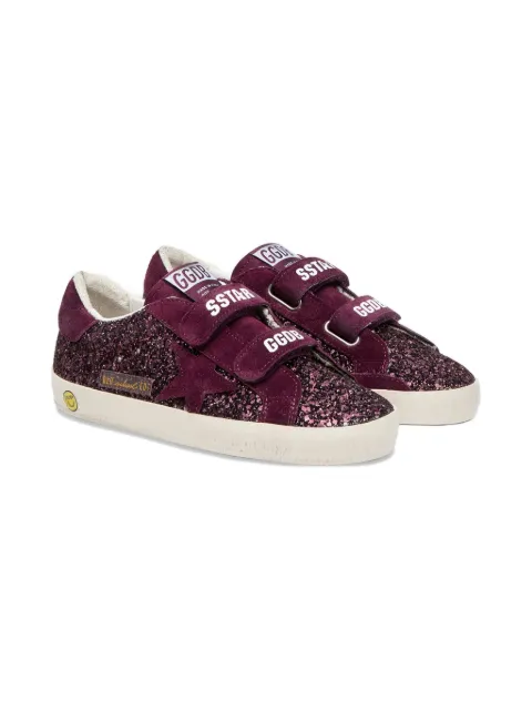 Golden Goose Kids Old School glitter-embellishment sneakers