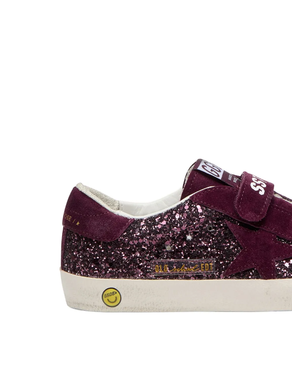 Golden Goose Kids Old School sneakers verfraaid met glitters Paars
