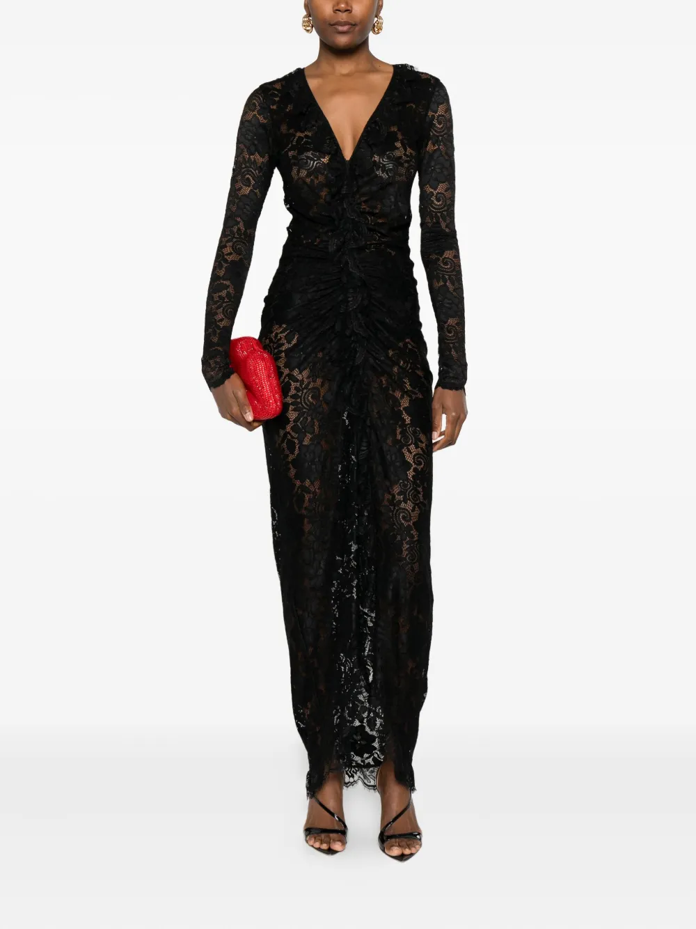 MIAU by Clara Rotescu Fez dress - Zwart