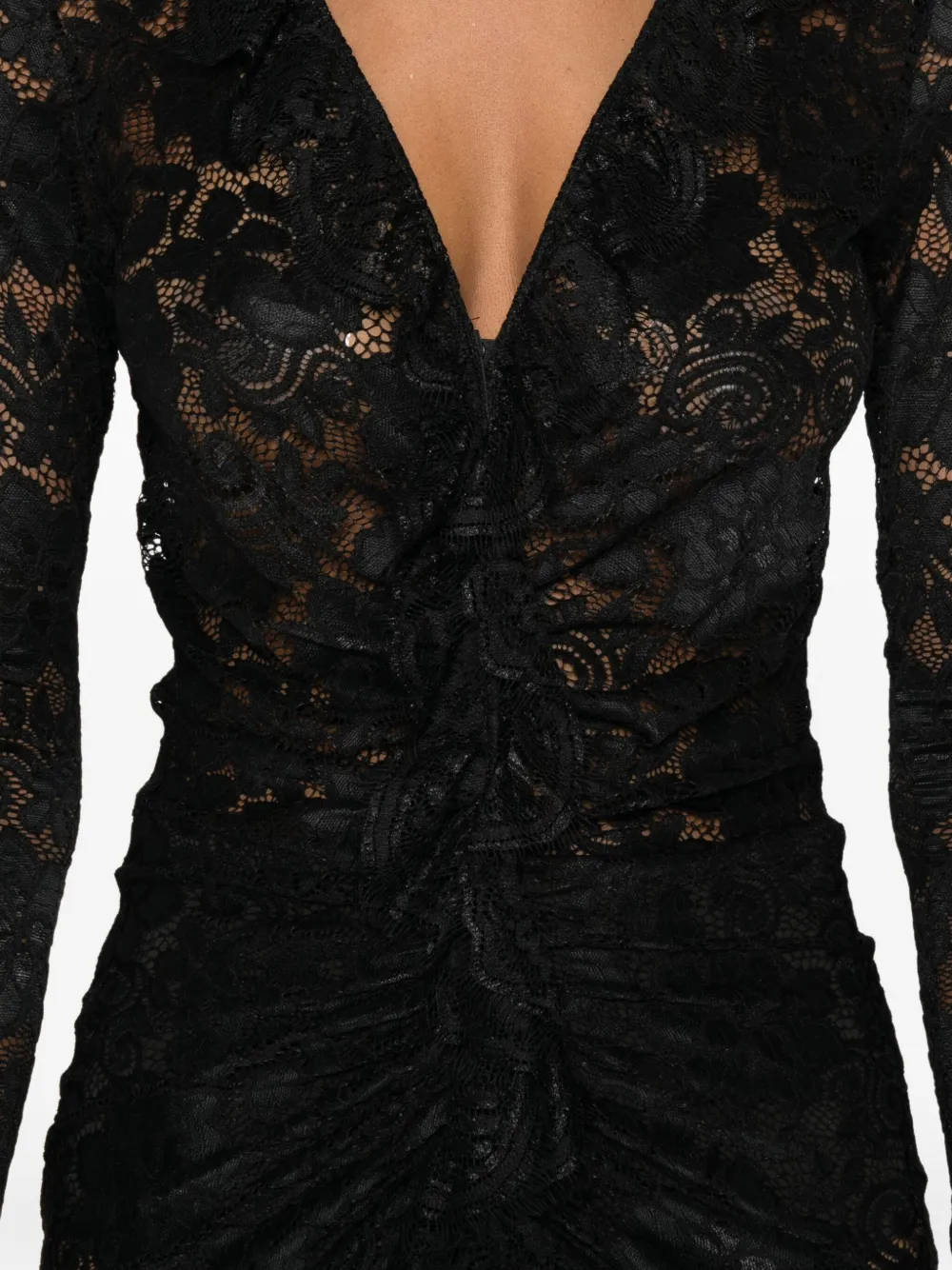 MIAU by Clara Rotescu Fez jurk Zwart