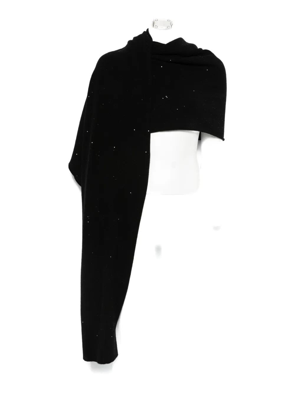 Antonelli Sequin-embellished Scarf In Black