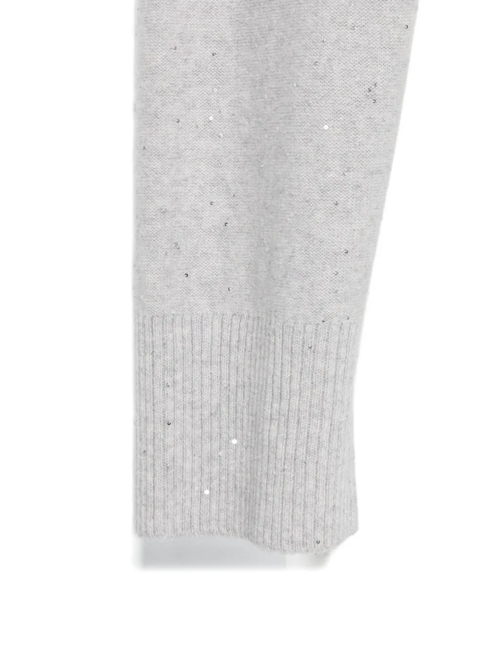 Antonelli sequin-embellished knitted scarf - Grijs