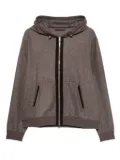 Brett Johnson Donegal zip-up jacket - Brown