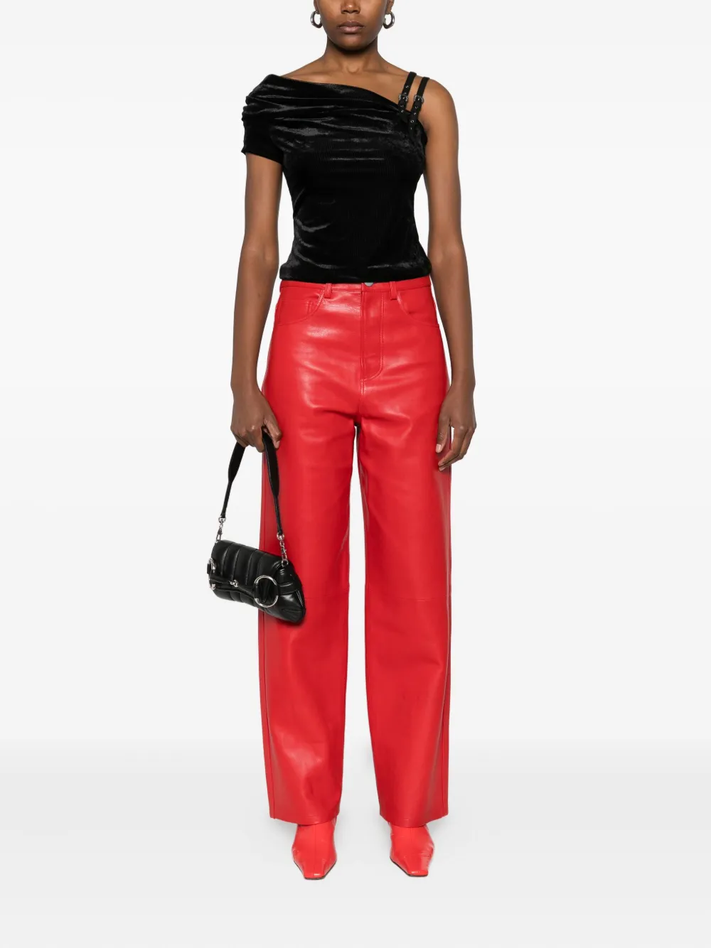 Versace Jeans Couture buckle-strap top | Vests & Tank Tops | Image 2