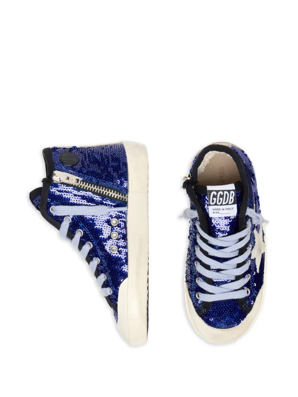 Golden Goose Kids Francy Penstar sneakers Blauw