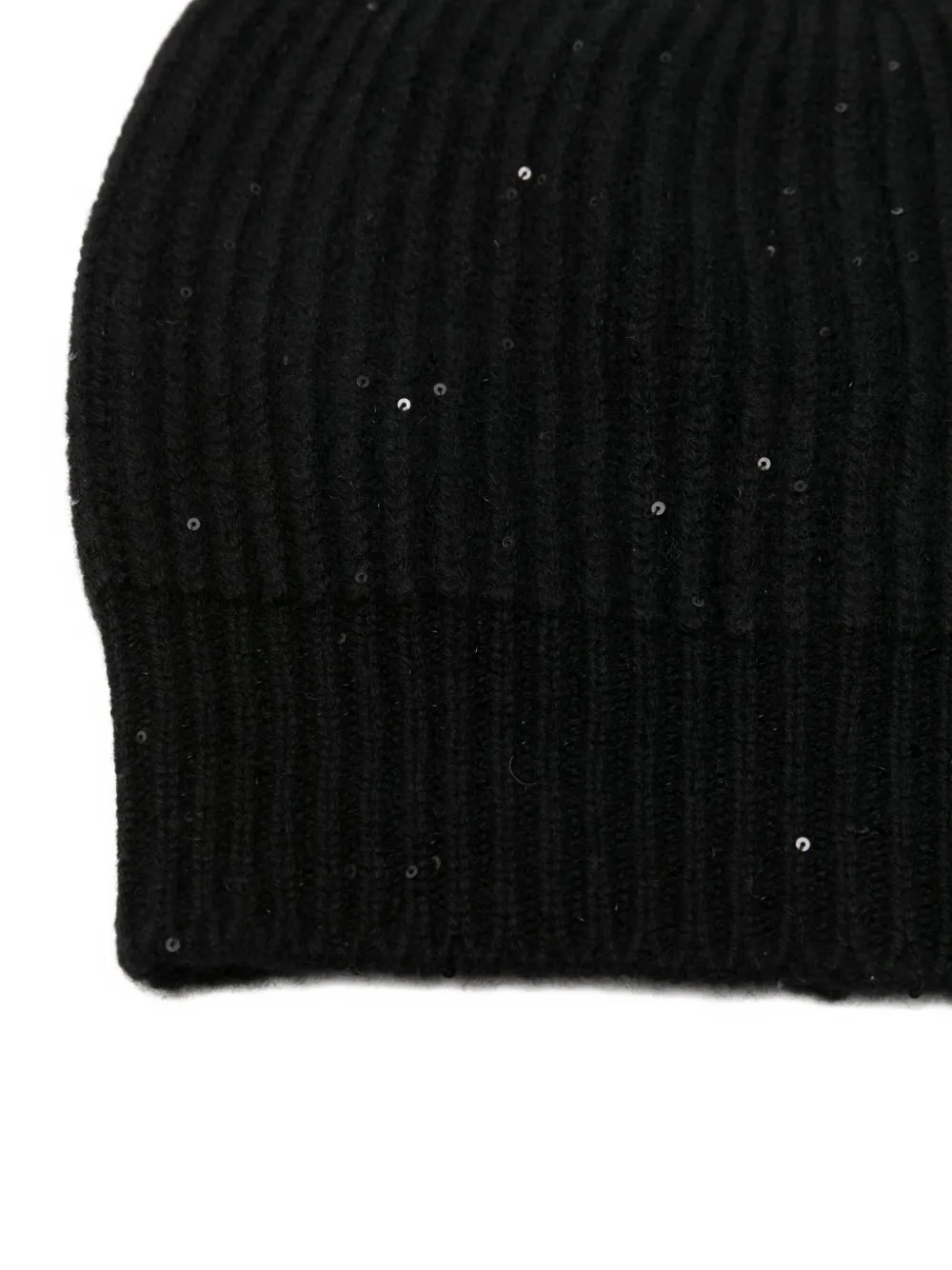 Antonelli Sequin-embellished Beanie In Black