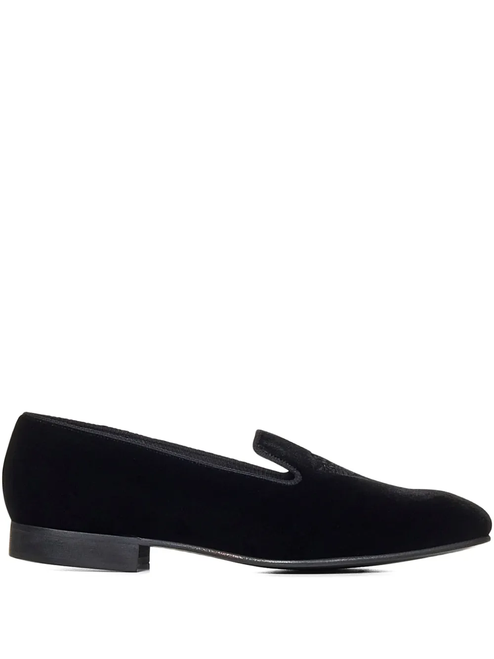 Church's Fluwelen loafers Zwart