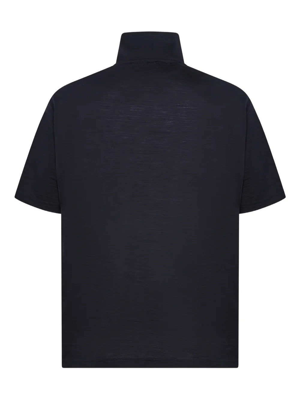 Low Brand turtleneck short-sleeve sweater - Blauw