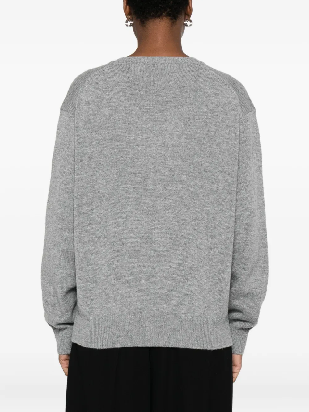Dunst V-neck Sweater In Gray