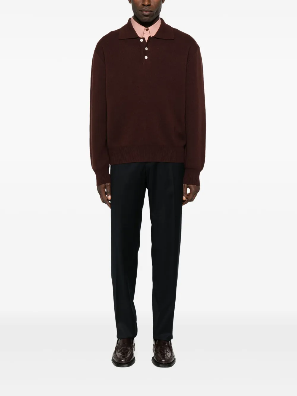 DUNST knitted polo shirt | Image 2