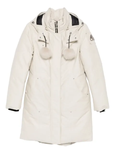 Moose Knuckles pompom-detail hooded coat