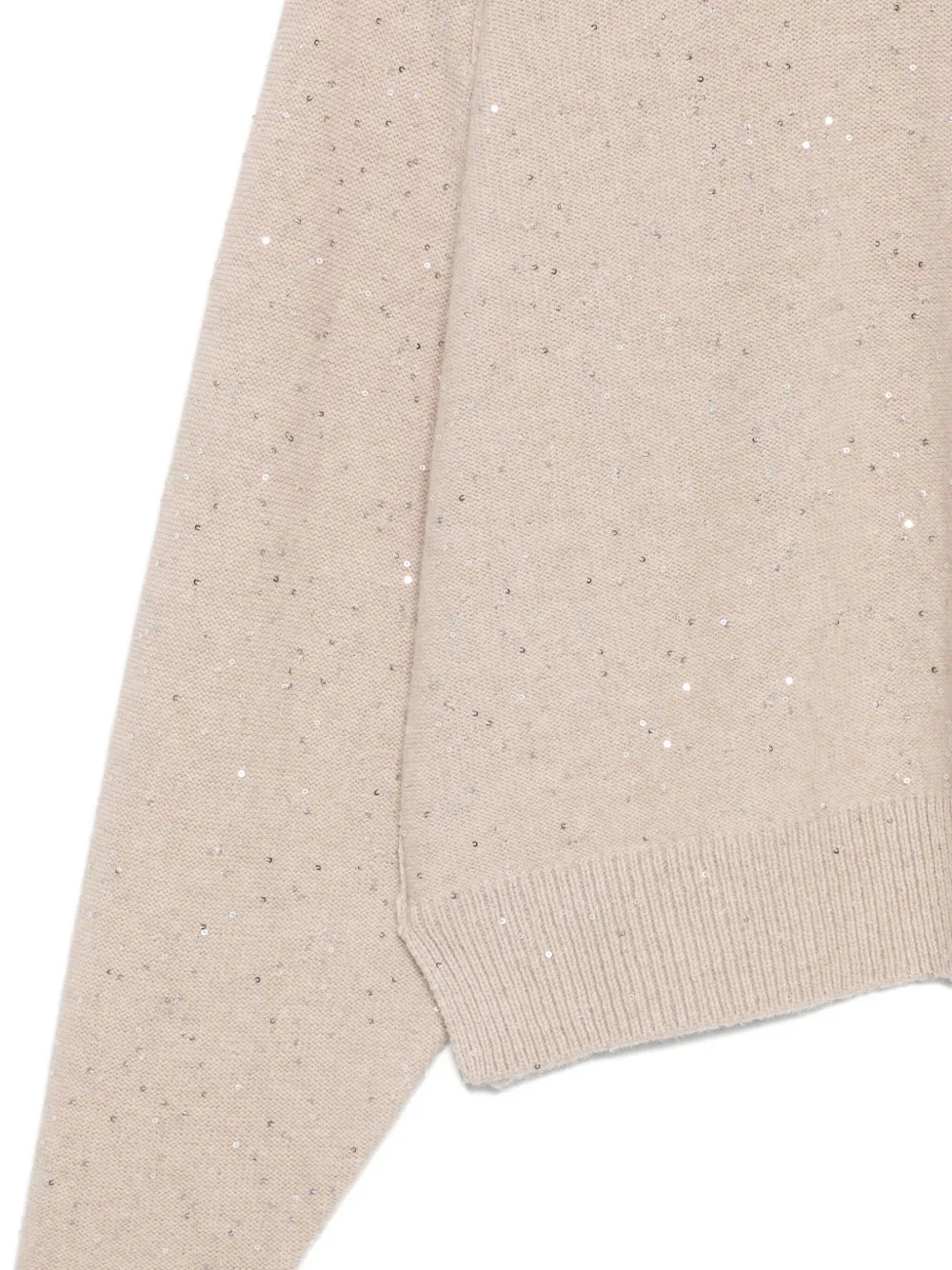 Antonelli Sequin-embellished Sweater In Neutral