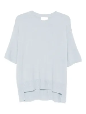 Vince cable-knit T-shirt | Grey | FARFETCH