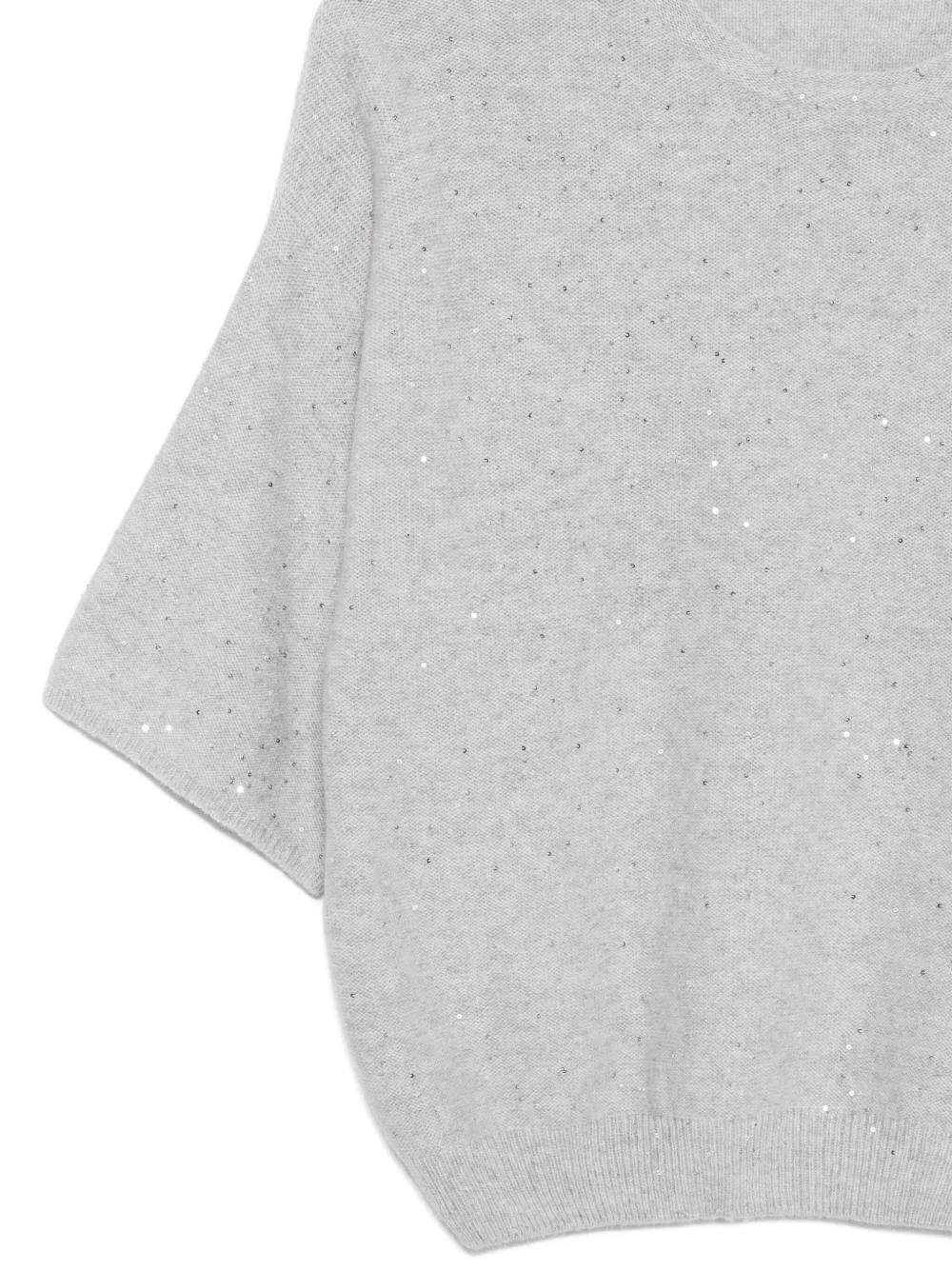 Antonelli Lucilla Sequin Sweater In Gray