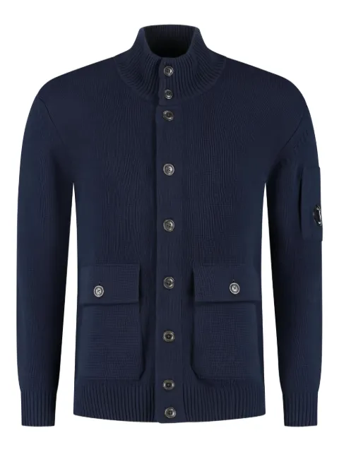 C.P. Company high-neck buttoned cardigan