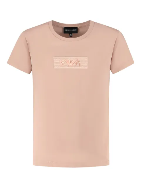 Emporio Armani Kids logo-embroidered T-shirt