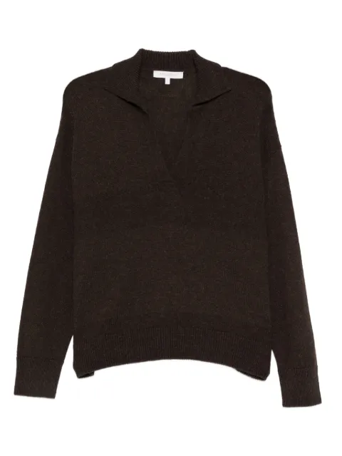 Antonelli V-neck collared sweater