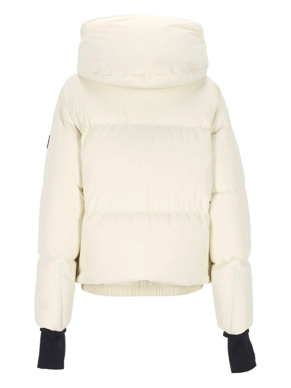 Moncler Hooded Zip-up Jacket In Neutral