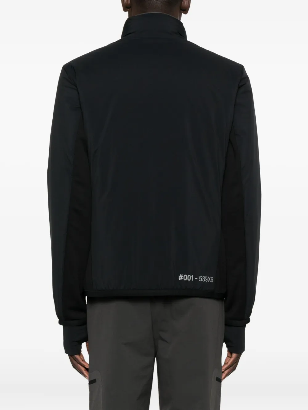 Moncler Grenoble Gewatteerd jack met rits Zwart