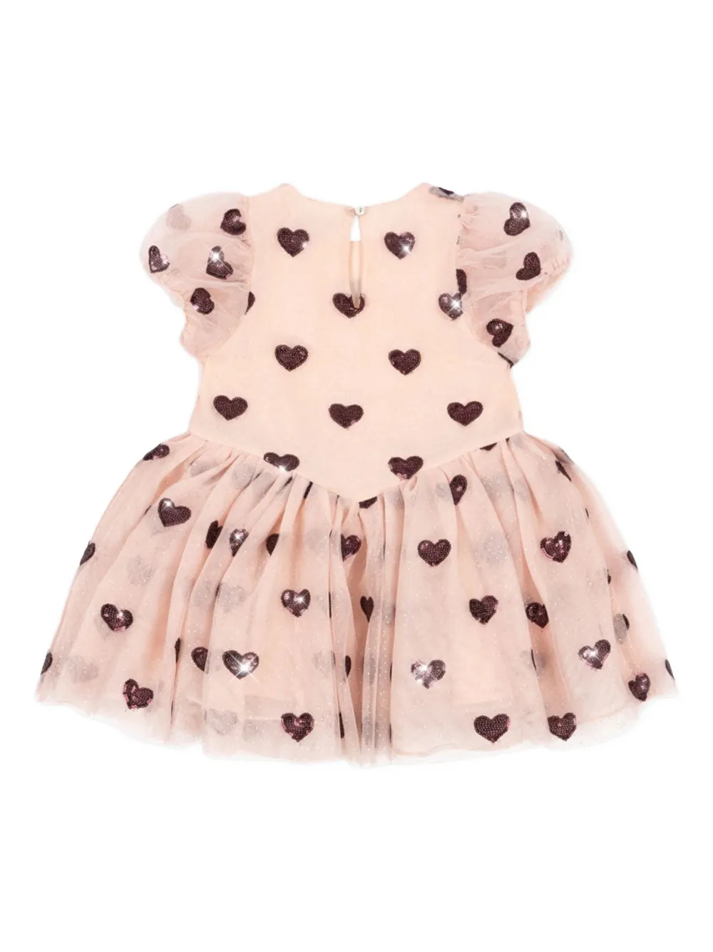Konges Sløjd heart-embellished dress - Beige
