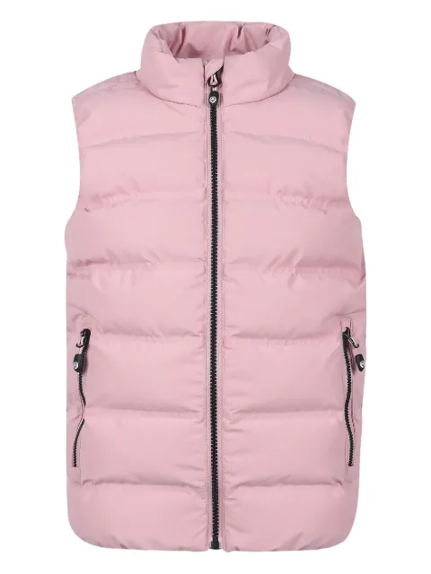 COLOR KIDS quilted zip-front gilet