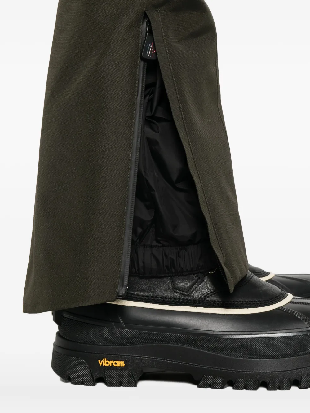 Moncler Panelled Gore-tex Ski Bottoms In Green