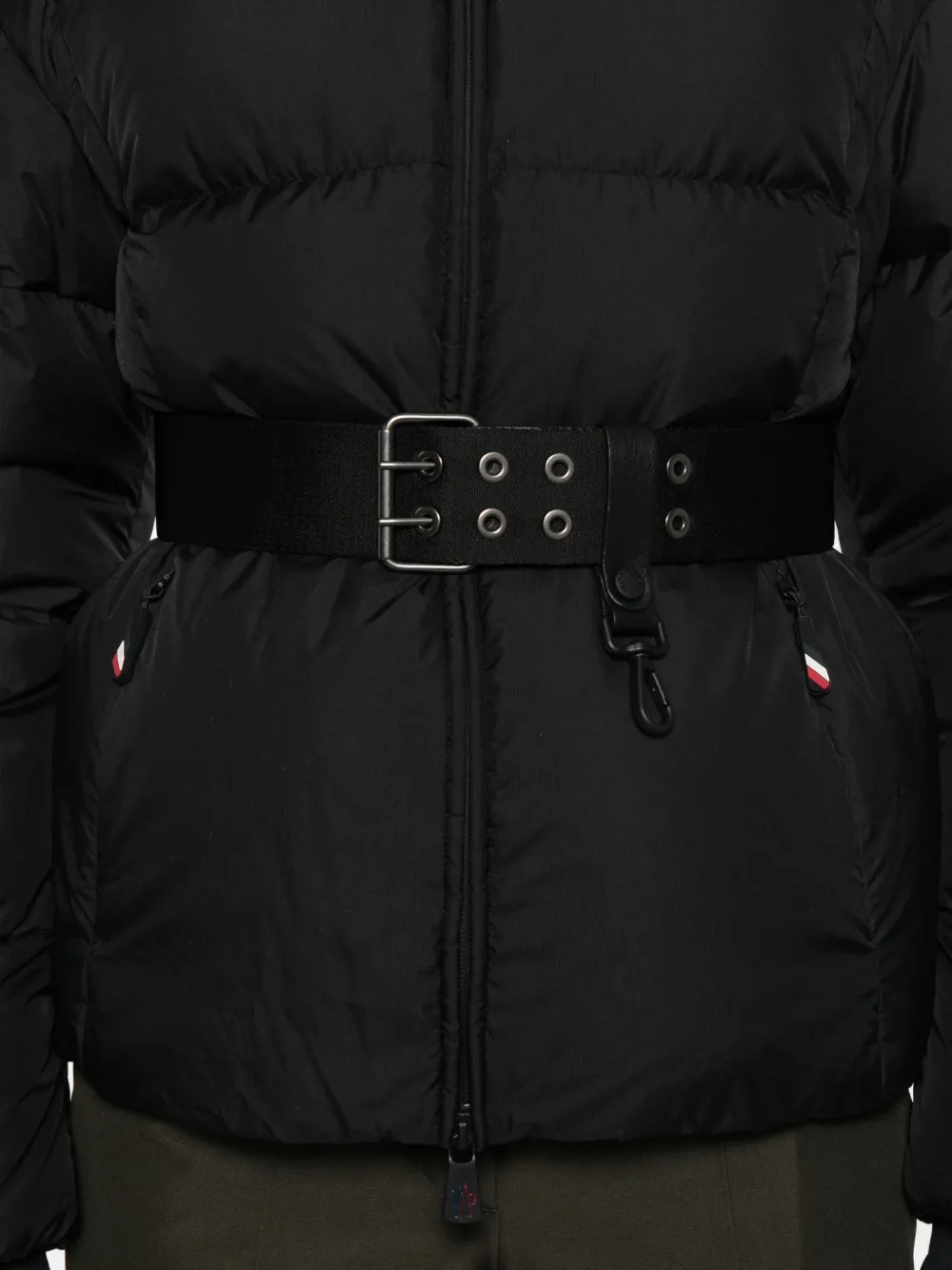Moncler Grenoble Jack met capuchon Zwart