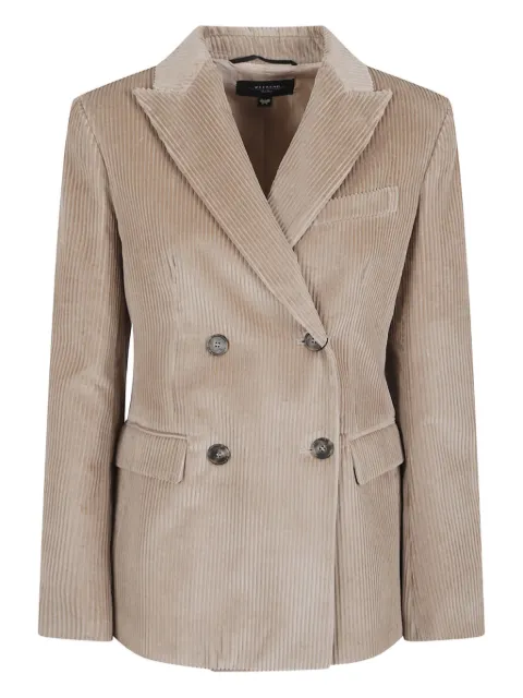 Weekend Max Mara corduroy double-breasted blazer