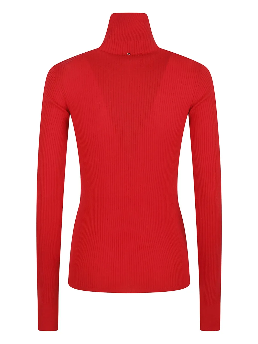 Max Mara Ribbed Top In Orange