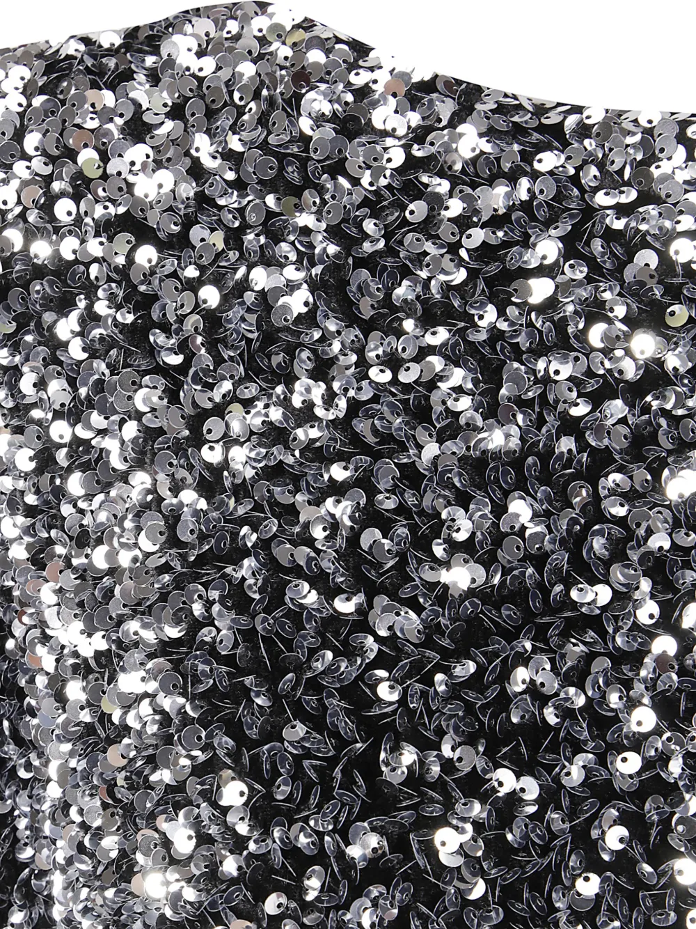 Junya Watanabe Top verfraaid met pailletten BLACK SILVER