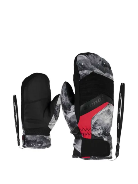 ZIENER graphic-print mittens