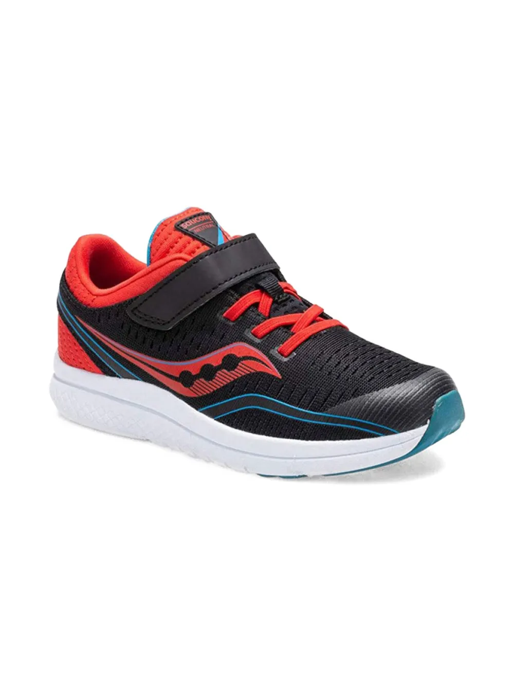 Saucony Kids baskets Kinvara à attache scratch - Noir Saucony Kids baskets Kinvara à attache scratch - Noir