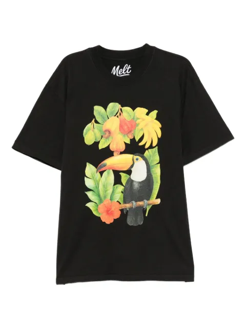 Melt playera con estampado gráfico