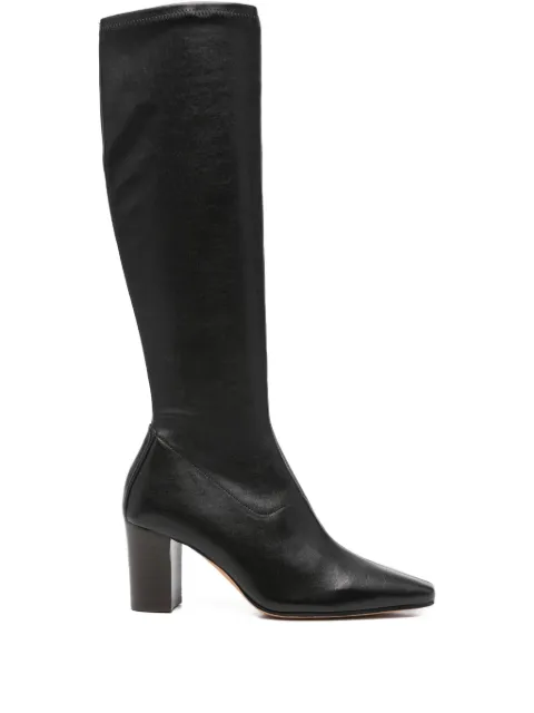 Jude square-toe leather boots