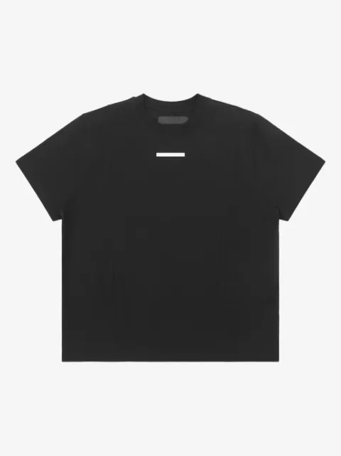 HELIOT EMIL metallic-plaque cotton T-shirt