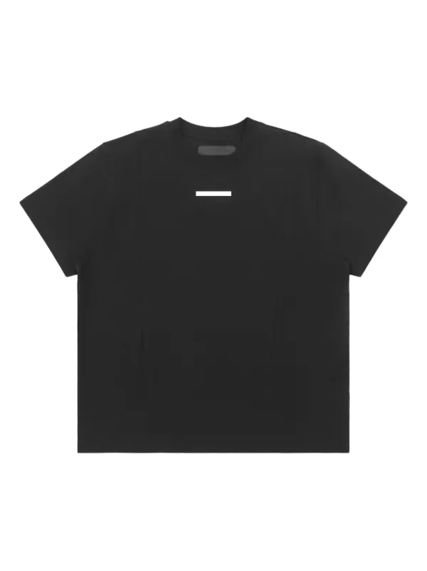 HELIOT EMIL メタリックプレート Tシャツ | ブラック | FARFETCH JP
