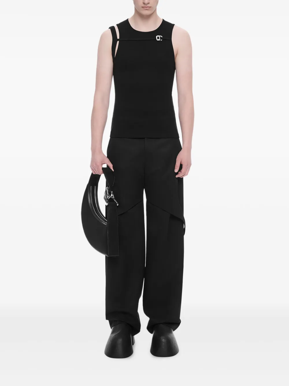 HELIOT EMIL Gregaria Slinger tanktop - Zwart