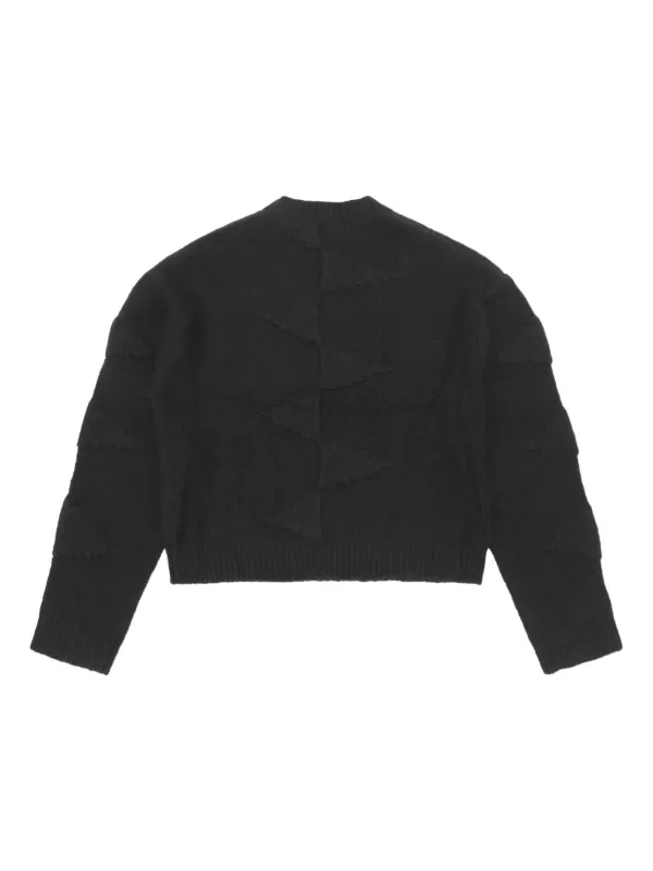 佳*様 HELIOT EMIL 17AW プルオーバーニット HELIOT EMIL spiral-knit Sweater | Black | FARFETCH