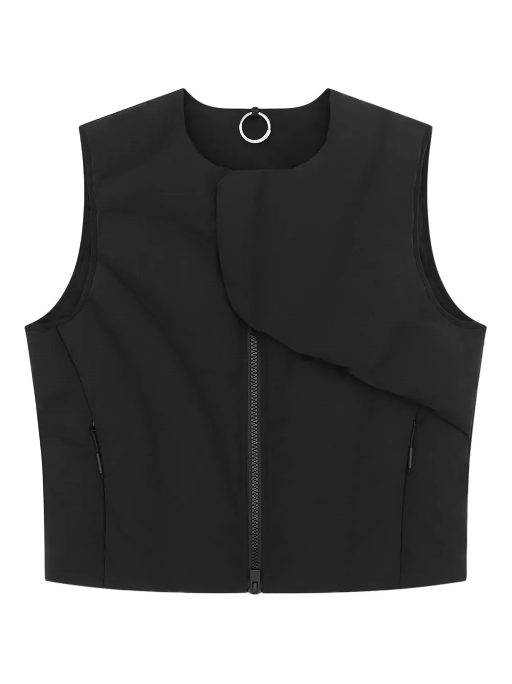 HELIOT EMIL Visus zip-fastening gilet | Black | Image 1